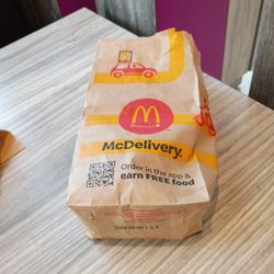 Mc Donald's Open Empty Premium Bag