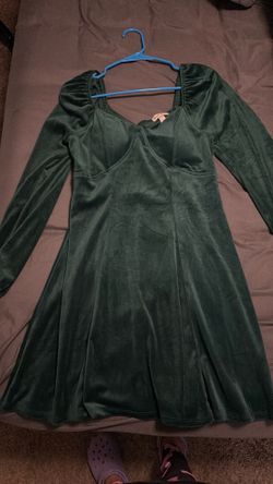 Dark green dress