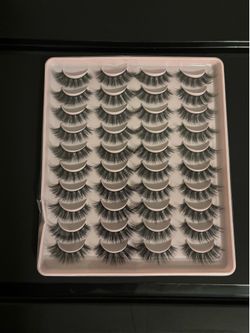 20 pairs of eyelashes