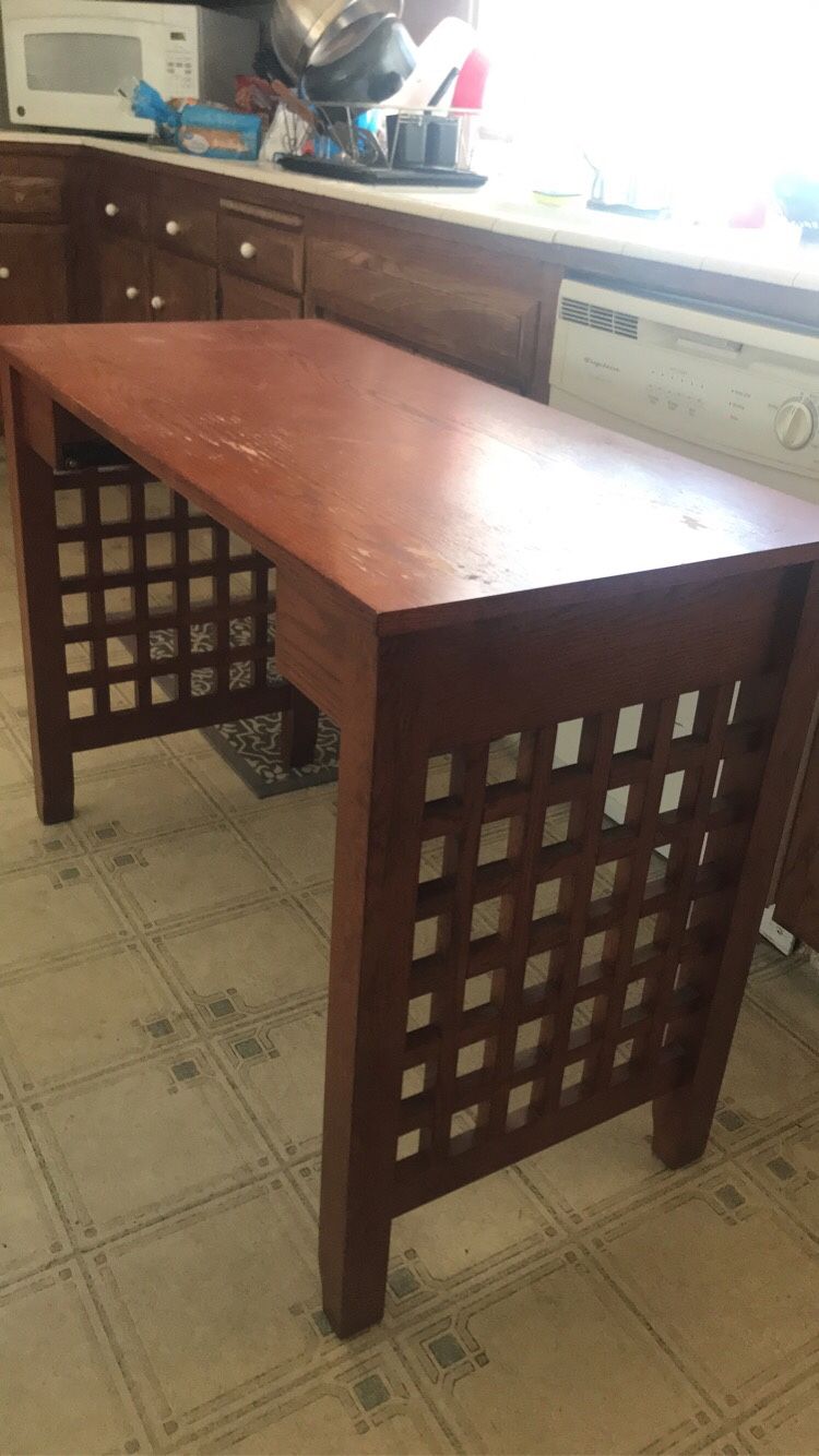 Wood desk- $20