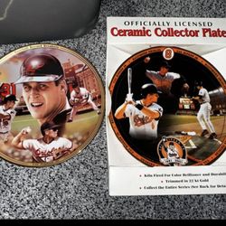 Cal Ripken Jr. Collector Plates – Bradford Exchange (2 Plates)