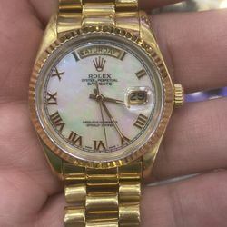 Rolex 18038 36mm Single Quickset Biy Sale Trade Box Papers 