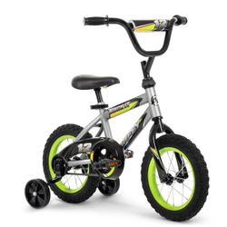 Huffy 12" Rock It Kids' Bike, Fits Riders 3'1" - 3'5", Gray, Child, Boys
