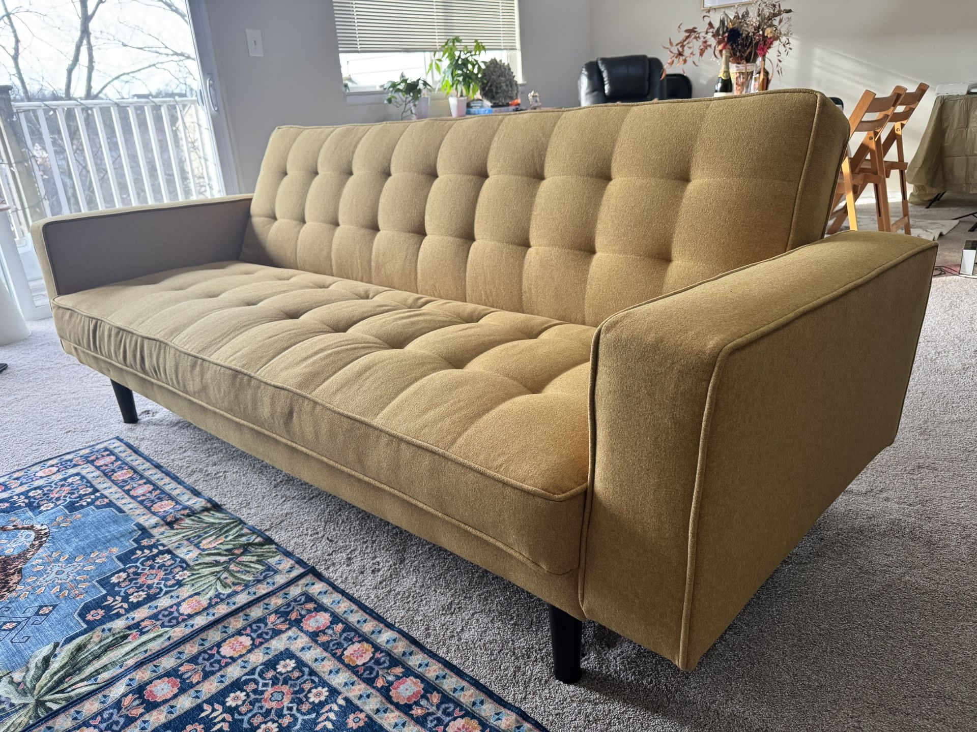 Yellow Futon Couch