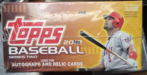 2012 Topps retail box series 2 and 34 packs Trout Harper rookie look for Autographs