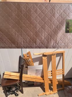 Bed and mattress
