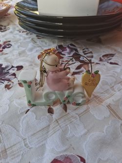 Bonney Lynn Angel ceramic vintage Christmas ornaments