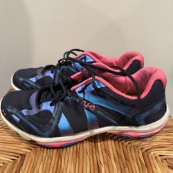 Ryka Black and Pink Athletic Sneakers size 9.5