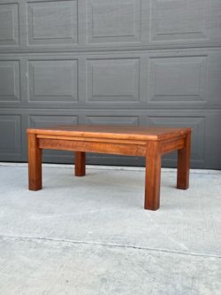 Beautiful Vintage Solid Wood Coffee Table