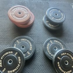 320lb Rep Fitness Bumper Plate Set