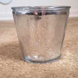 Silver Speckle Glass Bowl