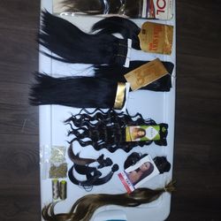 New 18 PCs 100% real Human Hair Extensions