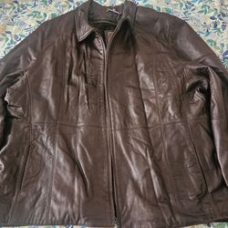Women's Leather Jacket (size - 5XL)