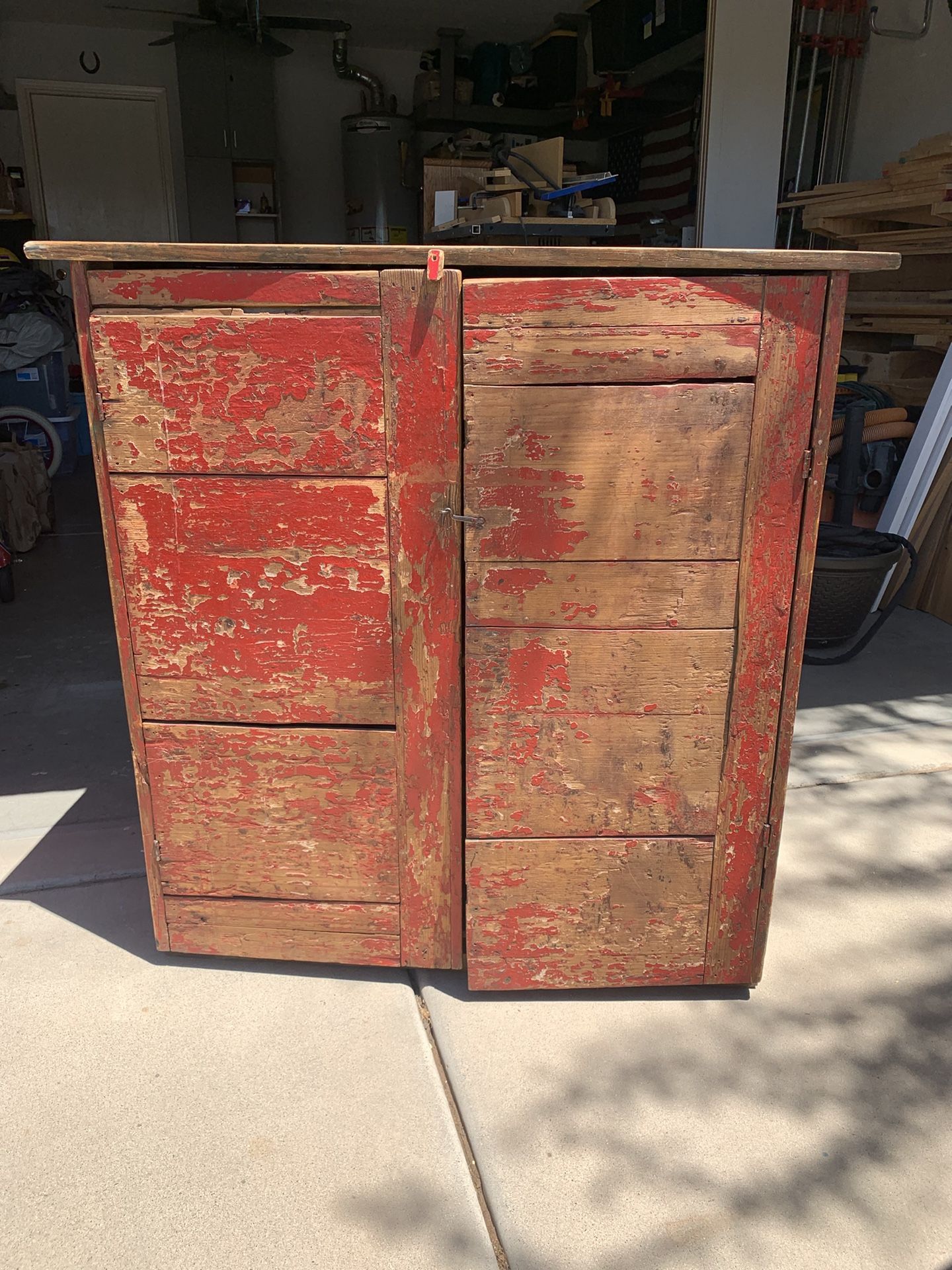 Antique Barnwood Cabinet