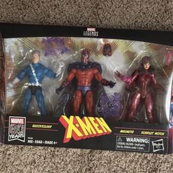 Xmen Marvel Legends Magneto Scarlet Witch Quicksilver 3 Pack