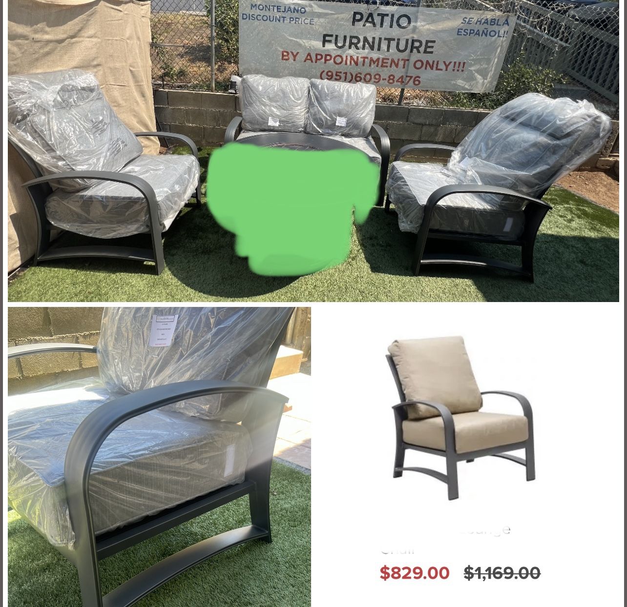 Outdoor Patio Furniture Set