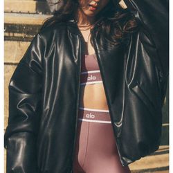 Alo Faux leather jacket
