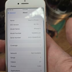 Iphone 8 256 GB Memory