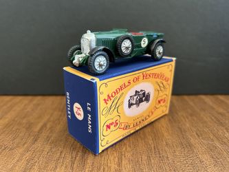 Matchbox Lesney Models Of Yesteryear Y-5 Le Mans Bentley for