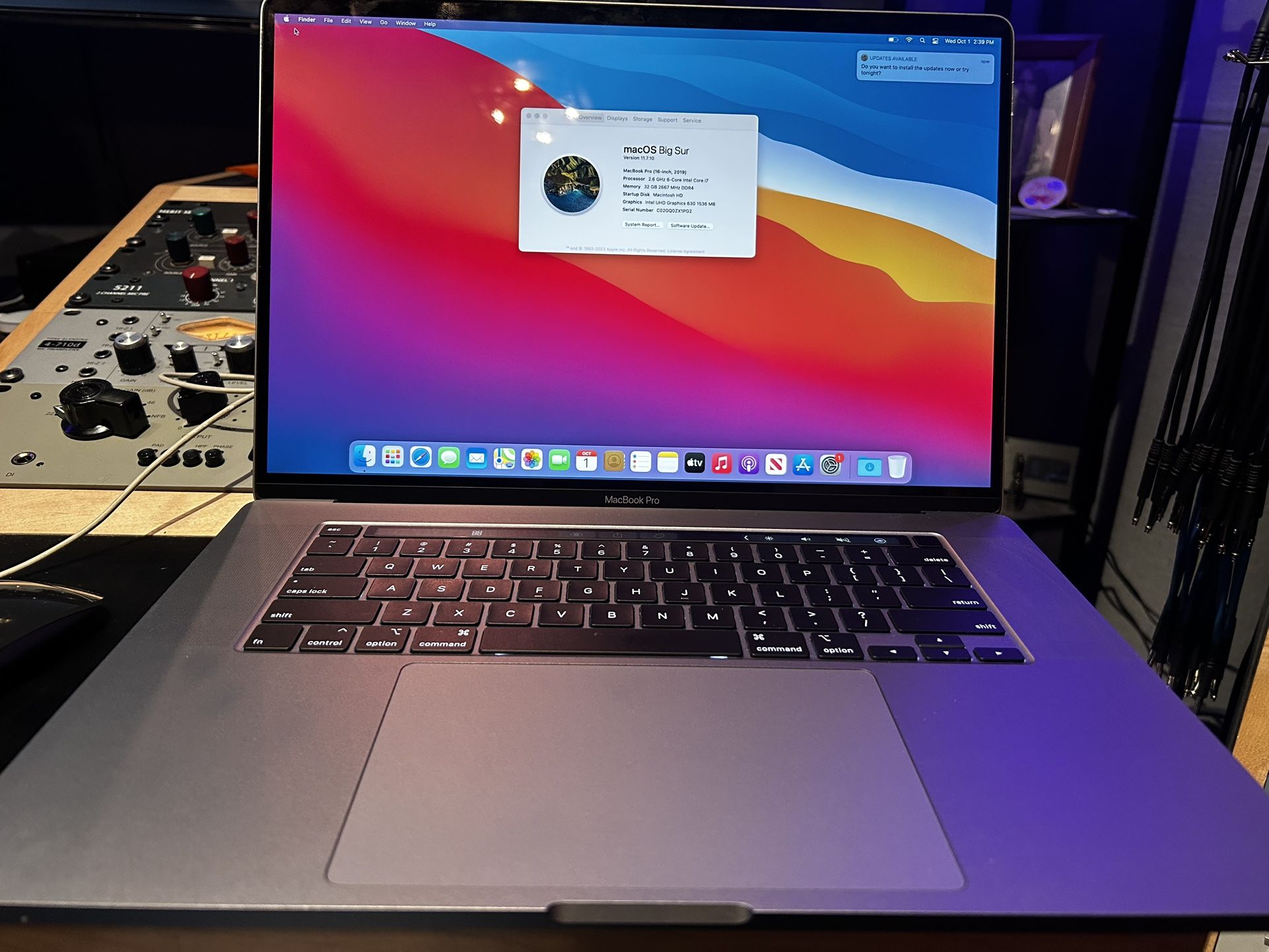 2019 Apple MacBook Pro 16” 1tb Laptop