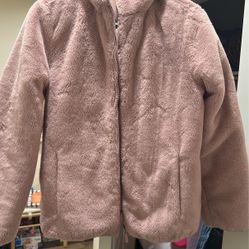 Rose Pink Abercrombie Girls Jacket Size 11