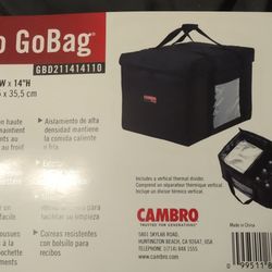 Insulated Cambro Go Bag 