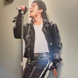 Michael Jackson Life Size Stand Up $50