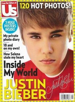 Us Magazine Justin Bieber Cover Issue