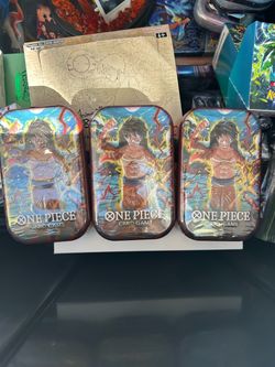 3 Luffy tin pack vol1 One Piece tcg
