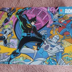 Vintage Batman/Robin Holographic Puzzle