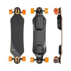 Exway Flex Hub Electric Skateboard with Remote, Top Speed of 25 Mph, 17miles Range