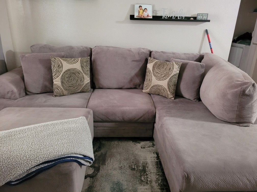 Couch With Ottoman