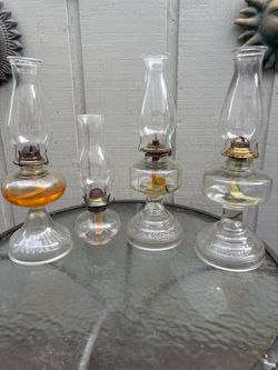 Vintage Oil Kerosene Lamps. $7 for each
