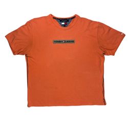 Vintage Tommy Jeans Box Logo T Shirt