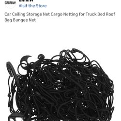 Net Cargo Netting For Trucks Bed Roof Bag Bungee Net 