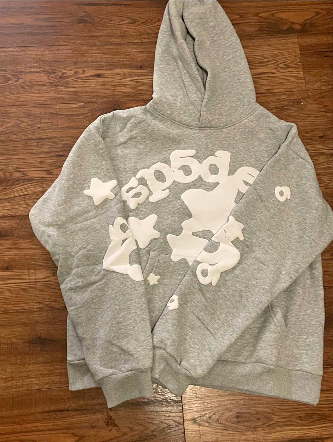 Grey Sp5der Hoodie