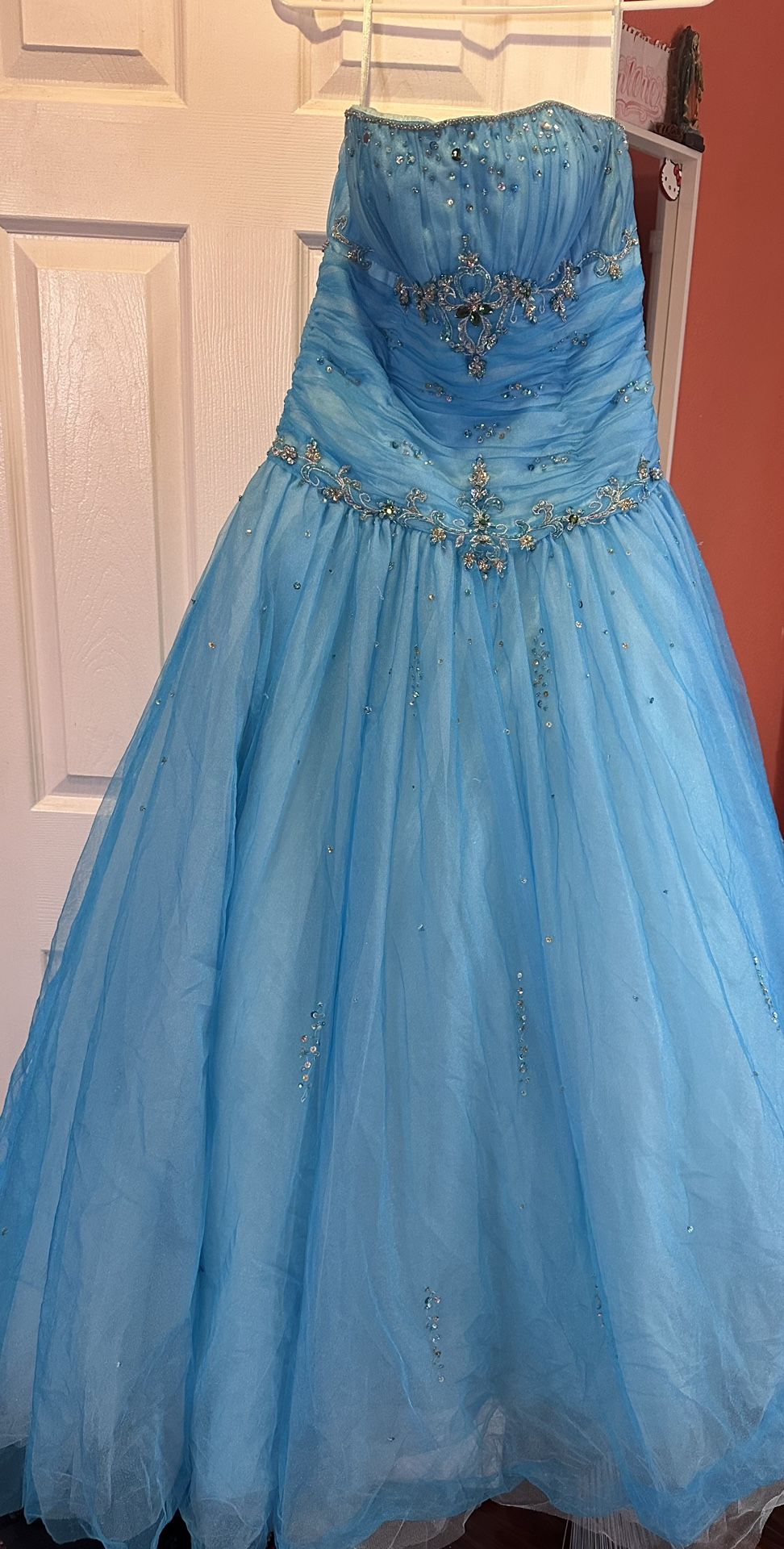 Light Blue Quinceañera Dress
