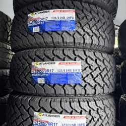LT285/70/17 Atlander A/t  #4 New Tires Mount & Balance // Set De 4 Llantas Nuevas Instaladas Y Balanceadas