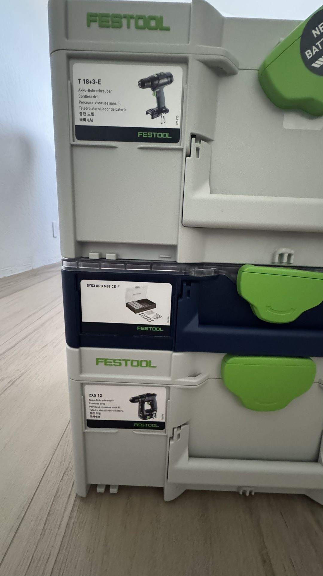 Festool  Drills/bits/accessories Under Warranty (bundle)