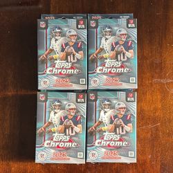 2025 Topps Chrome Football Hanger Box