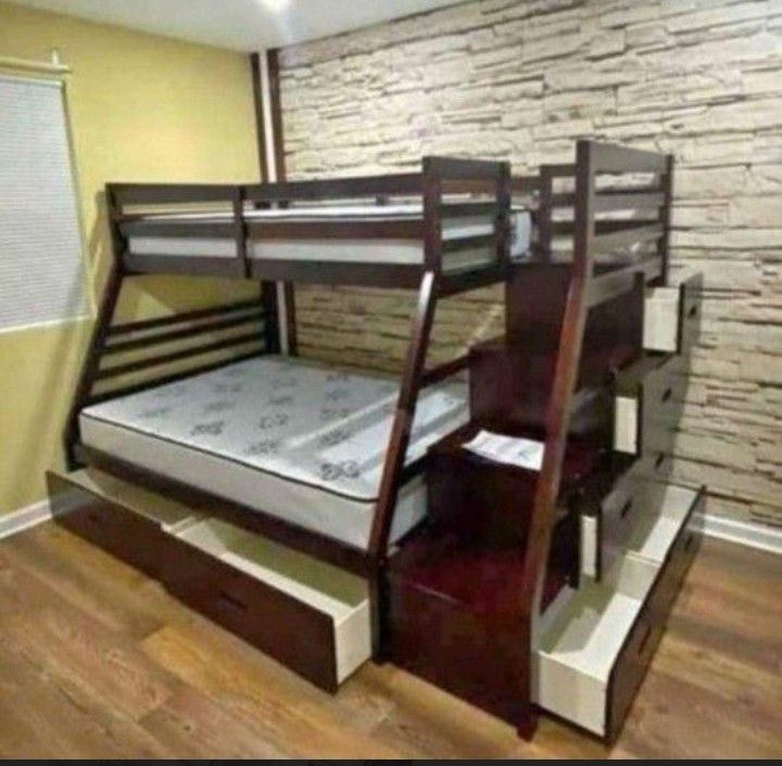 Twin Over Full Bunk Bed 