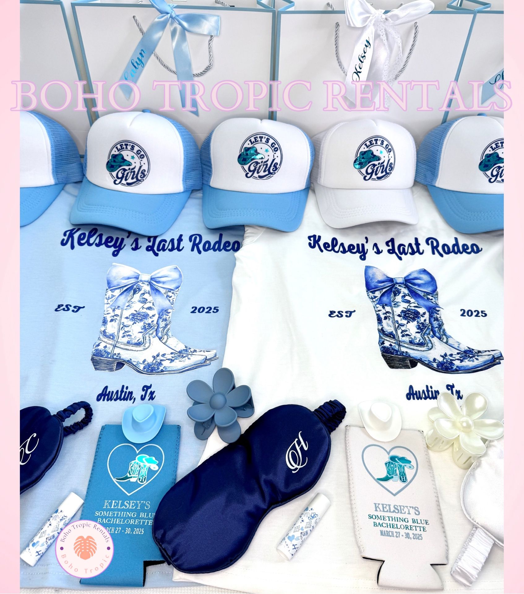 Something Blue Bachelorette - Goodie Bags, Gift Bags, Swag Bags