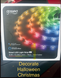 New / Smart LED lights 32.8 ft - Easy to install - Brand New only $10