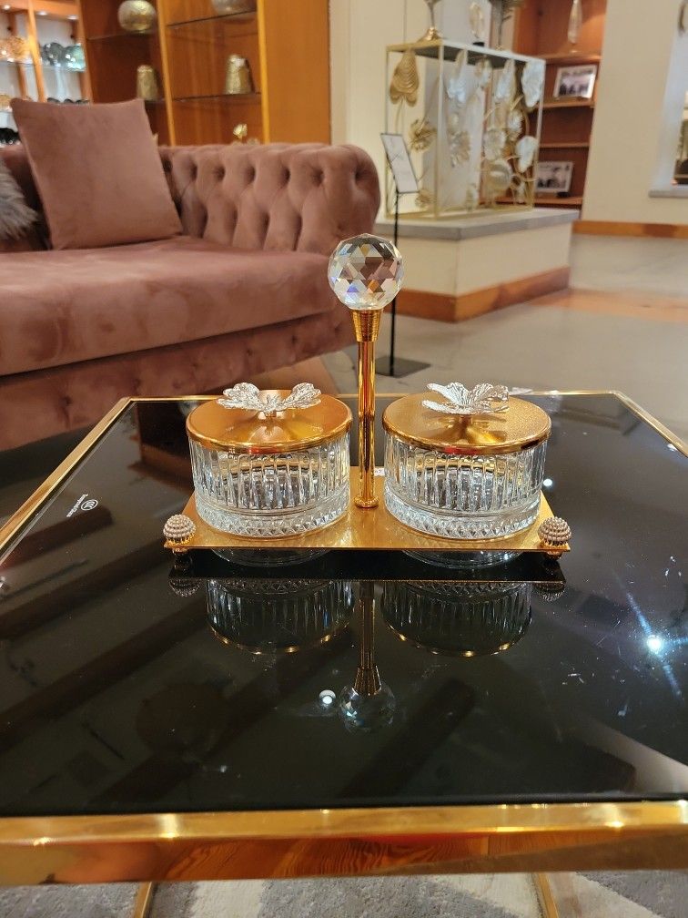 Elegant candy , sugar ,nut, snack bowls