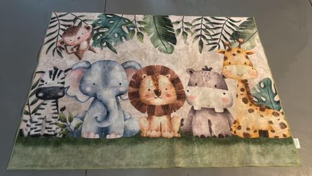 Jungle rug baby