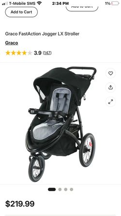 Graco jogger stroller & forever car seat