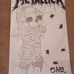 Metallica One Drawing