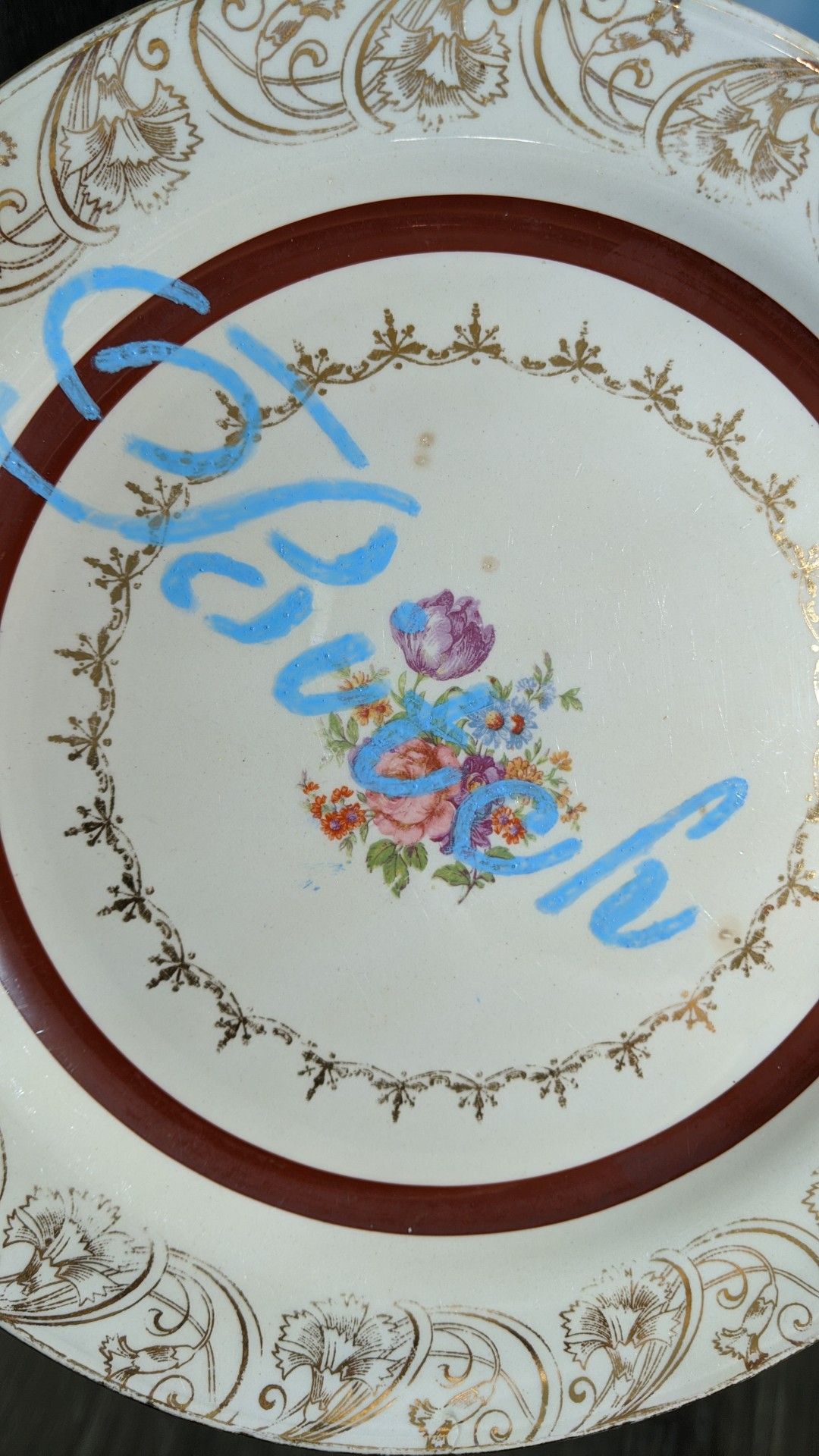 Hand painted Word Plates