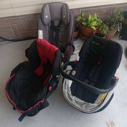 3 Car Seats. All 3 Sizes
