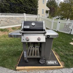 Weber Genesis II Gas Grill with Rotisserie Attachment